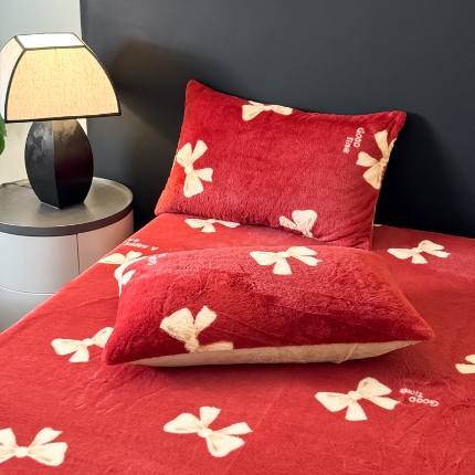 91家纺网 家纺一手货源 找家纺 （总）2025新款美拉德印花兔毛枕套