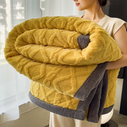 91家纺网 家纺一手货源 找家纺 （总）2025塔芙绒毛毯加厚舒棉绒绒盖毯牛奶绒办公室午睡珊瑚绒披肩沙发毯被子