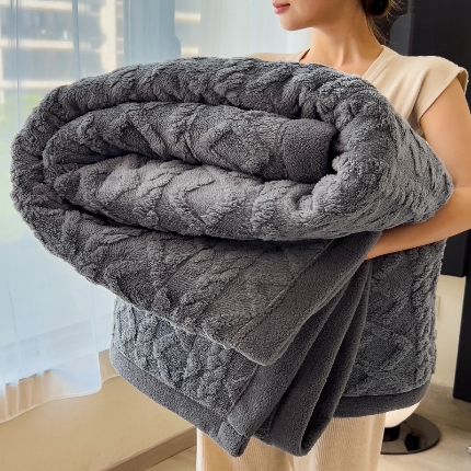 91家纺网 家纺一手货源 找家纺 （总）2025塔芙绒毛毯加厚舒棉绒绒盖毯牛奶绒办公室午睡珊瑚绒披肩沙发毯被子