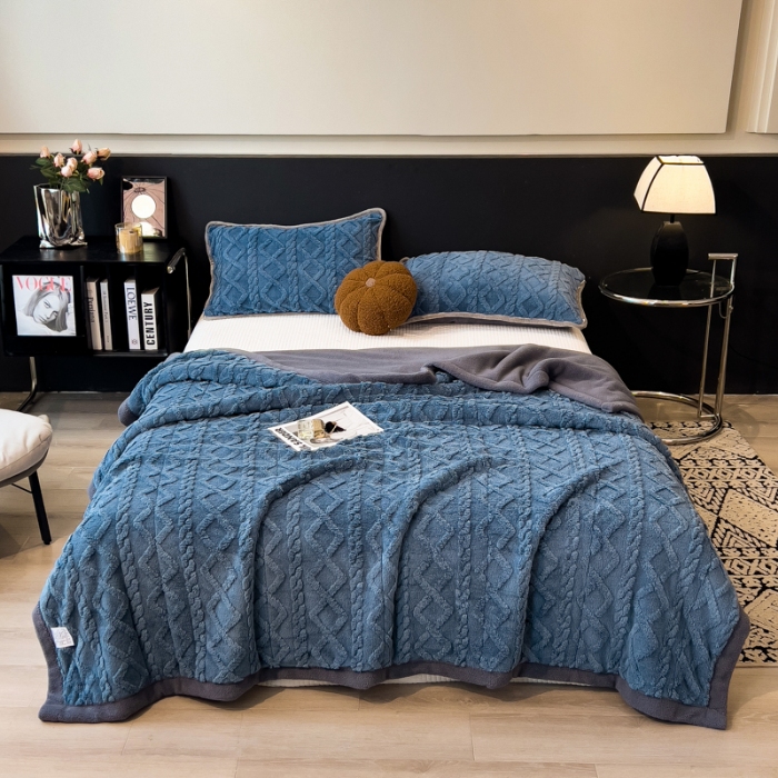 91家纺网 家纺一手货源 找家纺 （总）2025塔芙绒毛毯加厚舒棉绒绒盖毯牛奶绒办公室午睡珊瑚绒披肩沙发毯被子