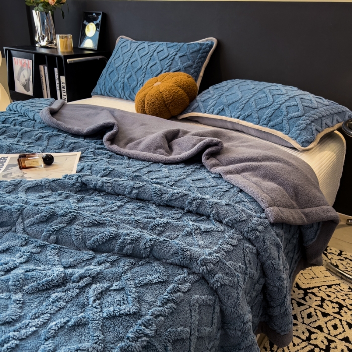 91家纺网 家纺一手货源 找家纺 （总）2025塔芙绒毛毯加厚舒棉绒绒盖毯牛奶绒办公室午睡珊瑚绒披肩沙发毯被子