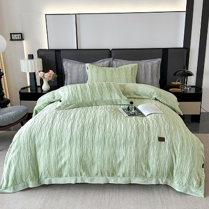 91家纺网 家纺一手货源 找家纺 （总）2025新款兔毛绒牛奶绒四件套秋冬加厚十二斤床单床笠款被套床上用品