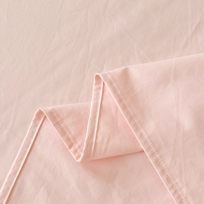 91家纺网 家纺一手货源 找家纺 （总）宝莱利家纺 2025全棉100棉四季款A类纯色加厚高密度轻磨毛床单床笠一件定制