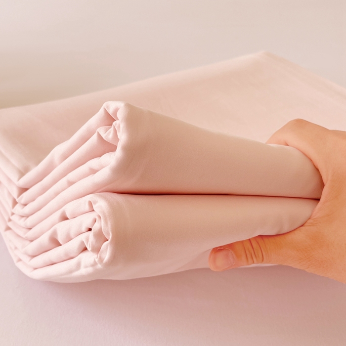 91家纺网 家纺一手货源 找家纺 （总）宝莱利家纺 2025全棉100棉四季款A类纯色加厚高密度轻磨毛床单床笠一件定制