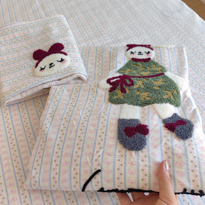 91家纺网 家纺一手货源 找家纺 （总）纯棉13070全棉毛巾绣床笠 席梦思床垫套保护套 （可当买家秀）