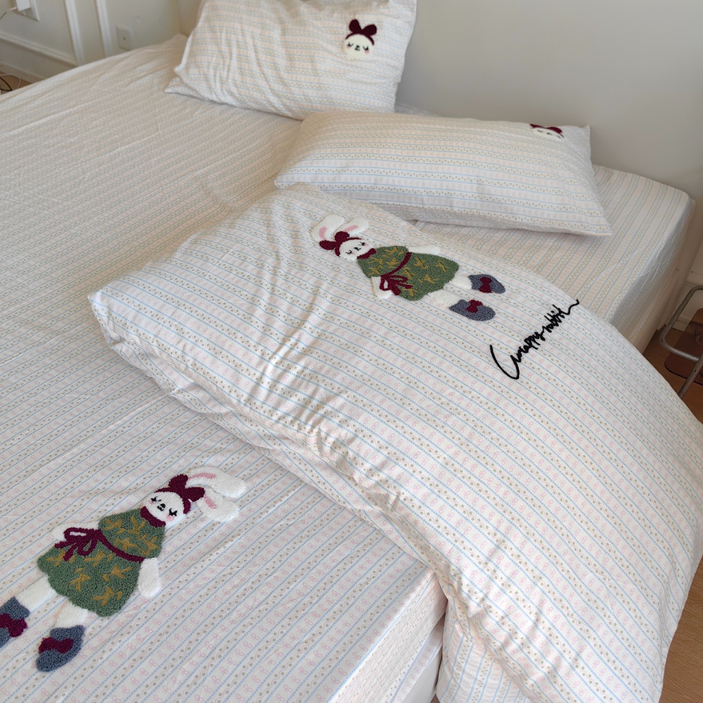 91家纺网 家纺一手货源 找家纺 （总）纯棉13070全棉毛巾绣床笠 席梦思床垫套保护套 （可当买家秀）