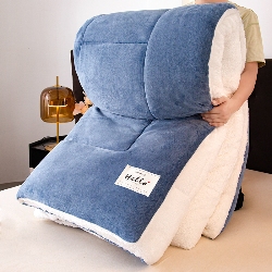 91家纺网 家纺一手货源 找家纺 2025新款床上用品加厚保暖牛奶绒被子羊羔绒被芯学生宿舍单人棉被,宾利兰,卡其,浅灰,深灰