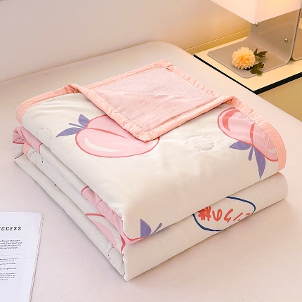 91家纺网 家纺一手货源 找家纺 （总）友承家纺 2025新款舒适印花水洗棉夏被