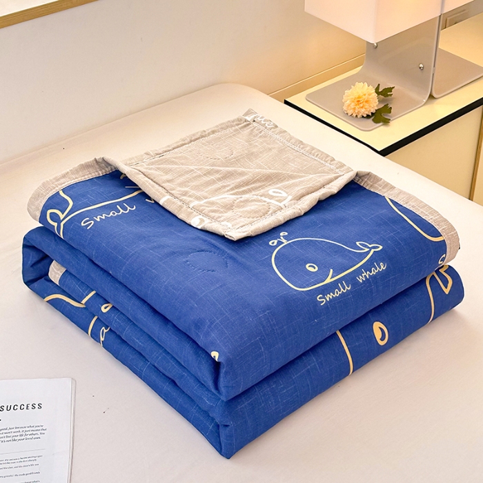 91家纺网 家纺一手货源 找家纺 （总）友承家纺 2025新款舒适印花水洗棉夏被