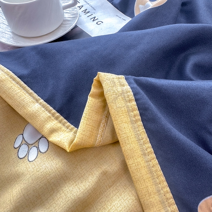 91家纺网 家纺一手货源 找家纺 友承家纺 2025新款舒适印花水洗棉夏被 期待