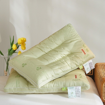 兴丝露枕芯 艾草护颈枕 护颈劲椎枕 花草保健枕 羽丝绒枕芯 定型护颈枕