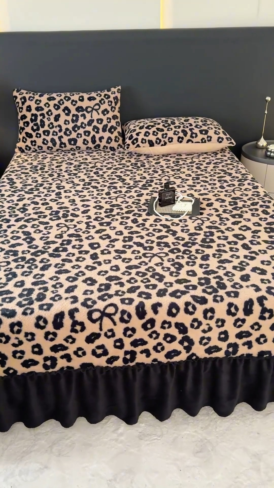 91家纺网 家纺一手货源 找家纺 （总）2025新款美拉德兔毛绒床裙 床单