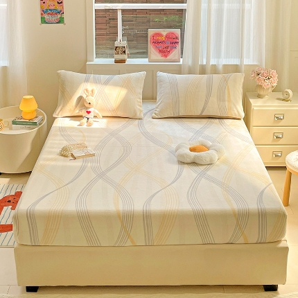 91家纺网 家纺一手货源 找家纺 （总）2025新款加厚A类牛奶绒印花床笠床罩床护垫