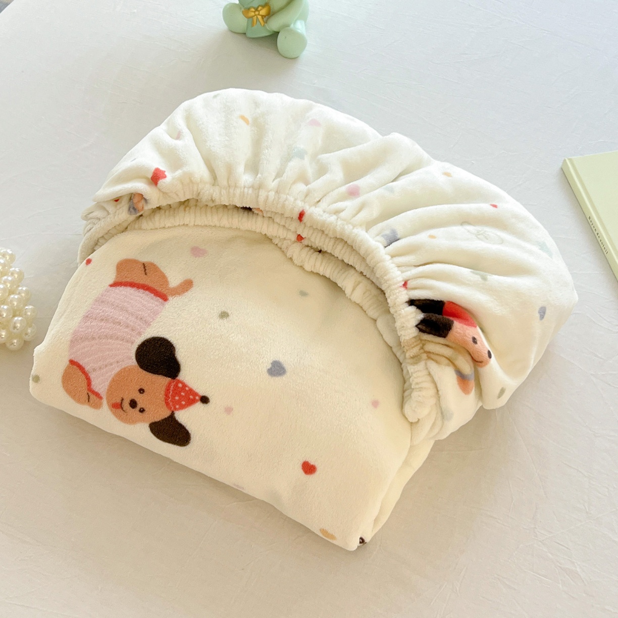 91家纺网 家纺一手货源 找家纺 （总）2025新款加厚A类牛奶绒印花床笠床罩床护垫