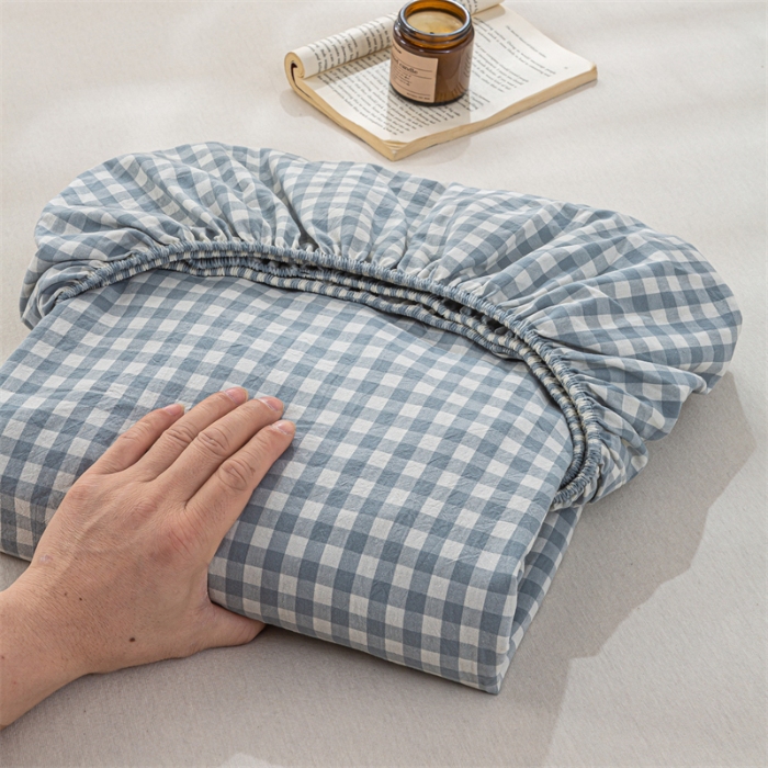 91家纺网 家纺一手货源 找家纺 （总）恋人优选 2025新款纯棉色织床笠--无标款