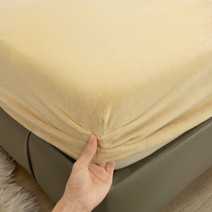 91家纺网 家纺一手货源 找家纺 （总）恋人优选 2025新款A类高克重牛奶绒床笠单件