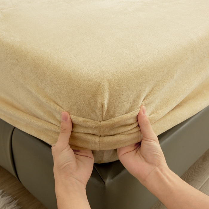 91家纺网 家纺一手货源 找家纺 （总）恋人优选 2025新款A类高克重牛奶绒床笠单件