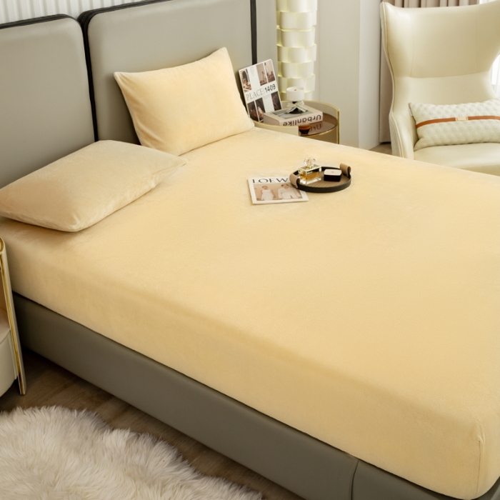 91家纺网 家纺一手货源 找家纺 （总）恋人优选 2025新款A类高克重牛奶绒床笠单件