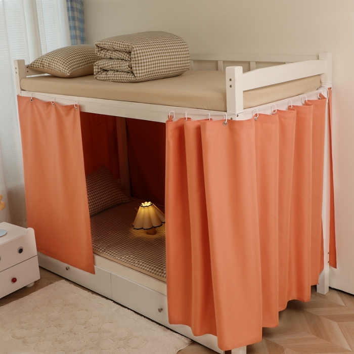 91家纺网 家纺一手货源 找家纺 （总）2025新款纯色床帘强遮光宿舍专用大学生寝室加厚帘子床幔上下铺遮挡帘子通用