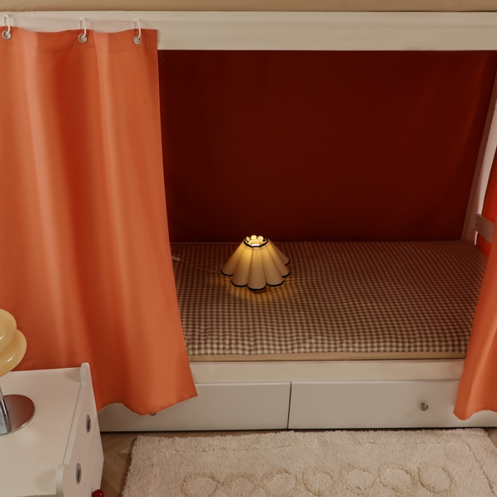 91家纺网 家纺一手货源 找家纺 （总）2025新款纯色床帘强遮光宿舍专用大学生寝室加厚帘子床幔上下铺遮挡帘子通用