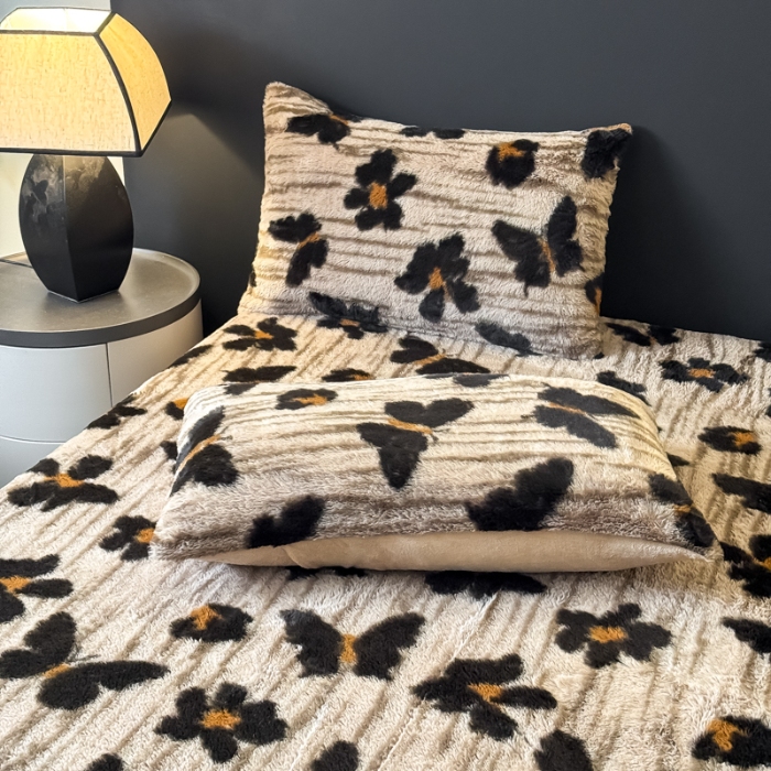 91家纺网 家纺一手货源 找家纺 （总）爱多多家居 2025新款印花兔毛绒高克重单床笠床笠单件