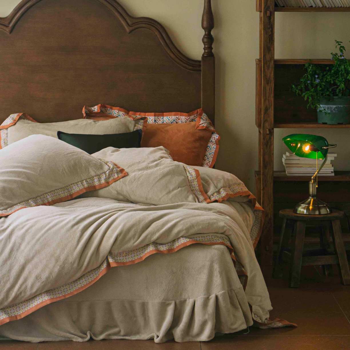 91家纺网 家纺一手货源 找家纺 （总）绒梦里 2025新款高克重全消光工艺款高定云绒牛奶绒四件套云柔秘境