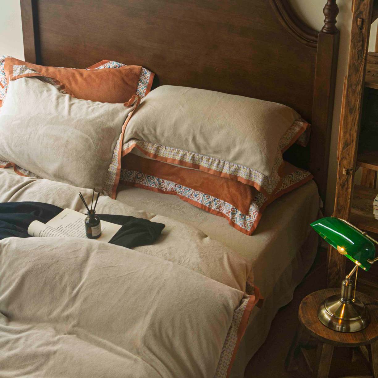 91家纺网 家纺一手货源 找家纺 （总）绒梦里 2025新款高克重全消光工艺款高定云绒牛奶绒四件套云柔秘境