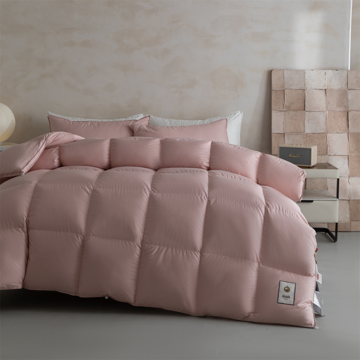 91家纺网 家纺一手货源 找家纺 （总）门店可现充！精选95白鹅绒冬被单双人羽绒被95白鹅绒春秋子母被子芯