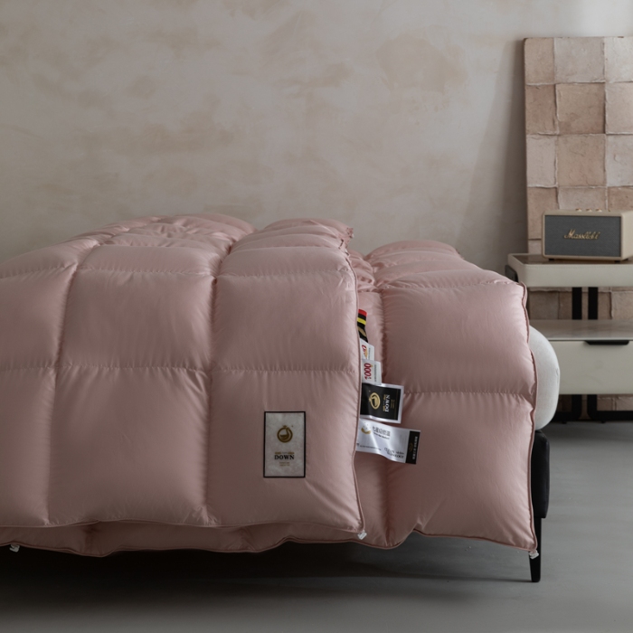 91家纺网 家纺一手货源 找家纺 （总）门店可现充！精选95白鹅绒冬被单双人羽绒被95白鹅绒春秋子母被子芯