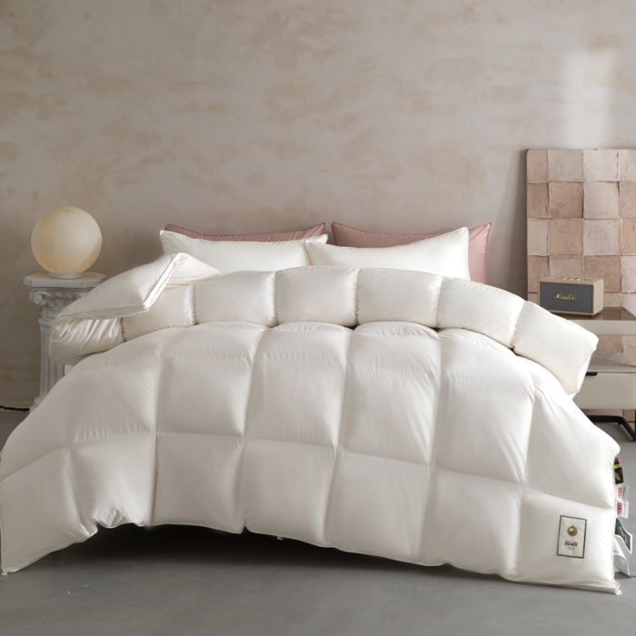 91家纺网 家纺一手货源 找家纺 （总）门店可现充！精选95白鹅绒冬被单双人羽绒被95白鹅绒春秋子母被子芯