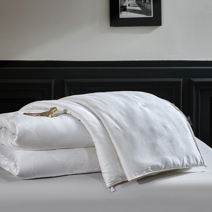 91家纺网 家纺一手货源 找家纺 100%蚕丝被正品有质检纯棉桑蚕丝被莫代尔冬被全棉被芯蚕丝被被子 御品蚕丝被 