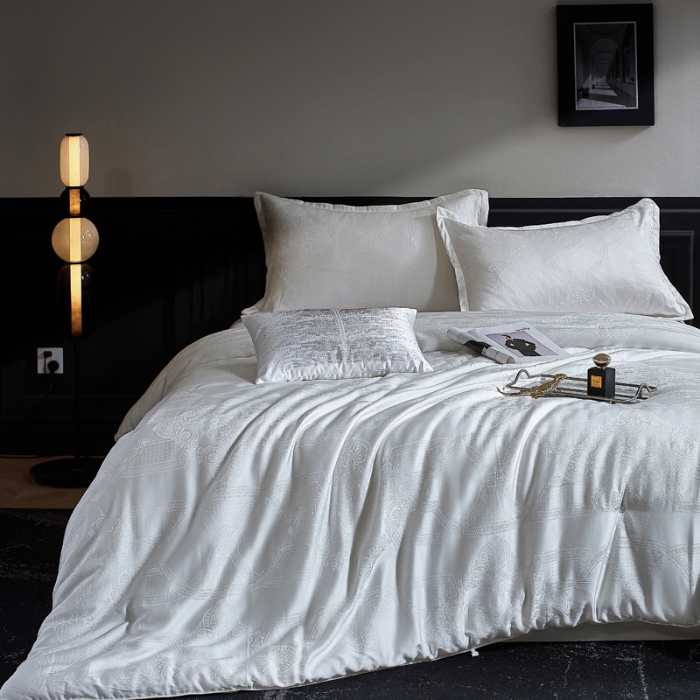 91家纺网 家纺一手货源 找家纺 100%蚕丝被正品有质检纯棉桑蚕丝被莫代尔冬被全棉被芯蚕丝被被子 御品蚕丝被 