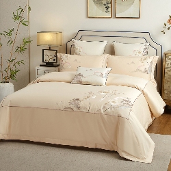 91家纺网 家纺一手货源 找家纺 （总）50S50支长绒棉刺绣四件套专版花型独家特供直播爆款,春日花园粉,春日花园绿,春日花园紫,墨竹灰,山水清荷米白,山水清荷香槟,维多利亚,汐岸拾贝橙,汐岸拾贝兰,汐岸拾贝香槟,一见倾心粉