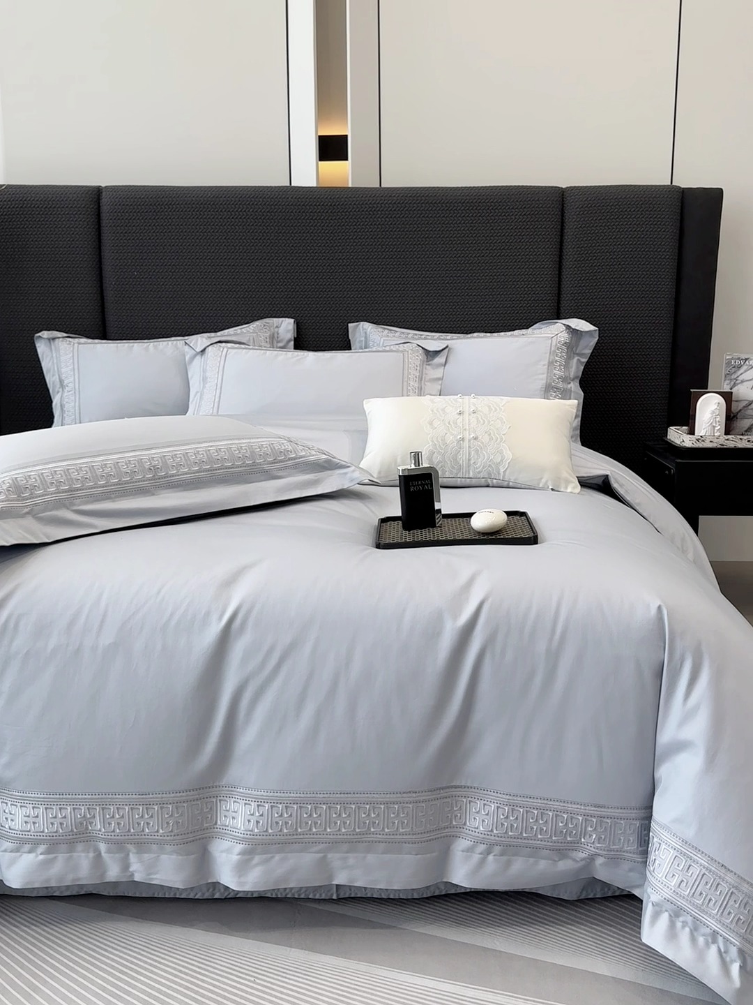 91家纺网 家纺一手货源 找家纺 （总）高档礼盒装50*50S贡缎长绒棉刺绣花四件套100%纯棉全棉床单床笠款量大价优