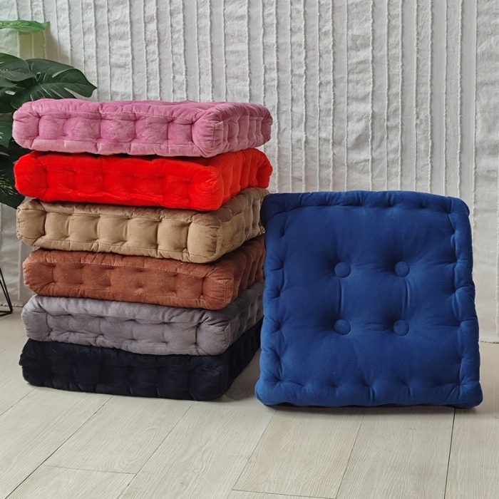 91家纺网 家纺一手货源 找家纺 （总）李帅家居 2025新款水晶绒胖子垫坐垫形藤椅坐垫皮革坐垫圆垫子海绵垫打坐蒲团垫子椅子垫飘窗垫夏季