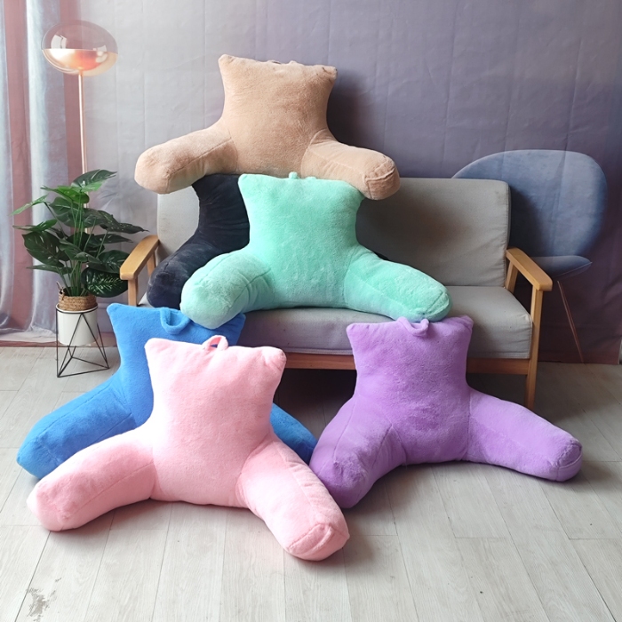 91家纺网 家纺一手货源 找家纺 （总）李帅家居 2025新款兔毛腰靠床头靠背沙发靠垫腰靠椅子垫阅读枕头靠垫靠背