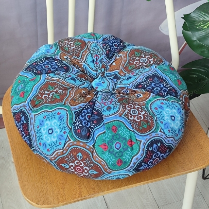 91家纺网 家纺一手货源 找家纺 （总）李帅家居 2025新款波西米亚蒲团抱枕网红ins风太阳花朵抱枕套 小雏菊花床头靠垫办公室向日葵花靠枕套