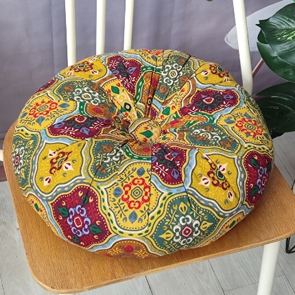 91家纺网 家纺一手货源 找家纺 （总）李帅家居 2025新款波西米亚蒲团抱枕网红ins风太阳花朵抱枕套 小雏菊花床头靠垫办公室向日葵花靠枕套