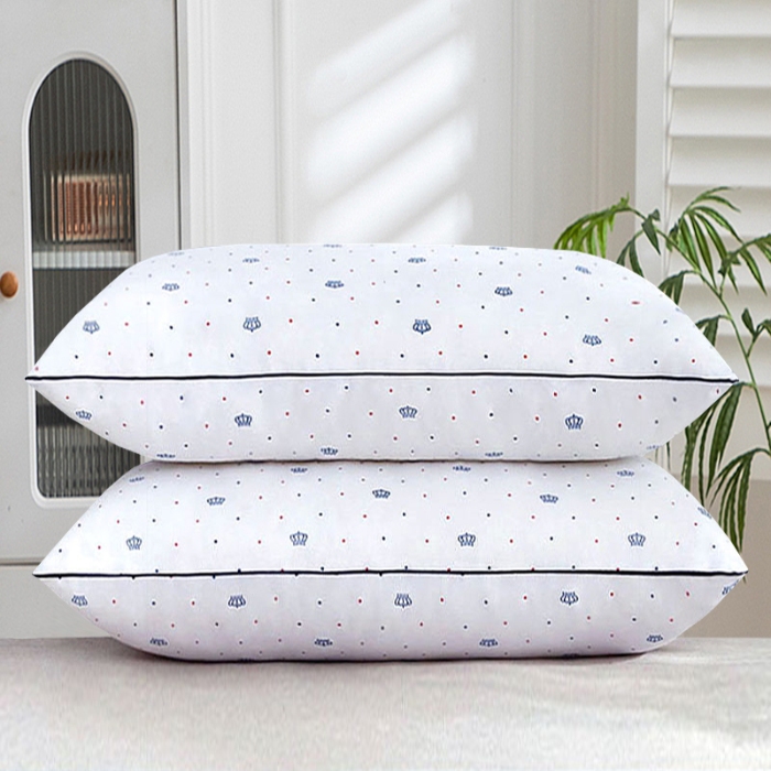 91家纺网 家纺一手货源 找家纺 （总）新品 兴丝露枕芯 特价舒适枕 磨毛印花枕芯 羽丝枕 学生枕 高枕48x74cm 高弹舒适枕