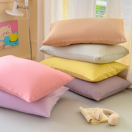 （总）2025苏东来家纺新疆全棉长绒棉磨毛纯色枕套（一年四季不断货）十年不换款
