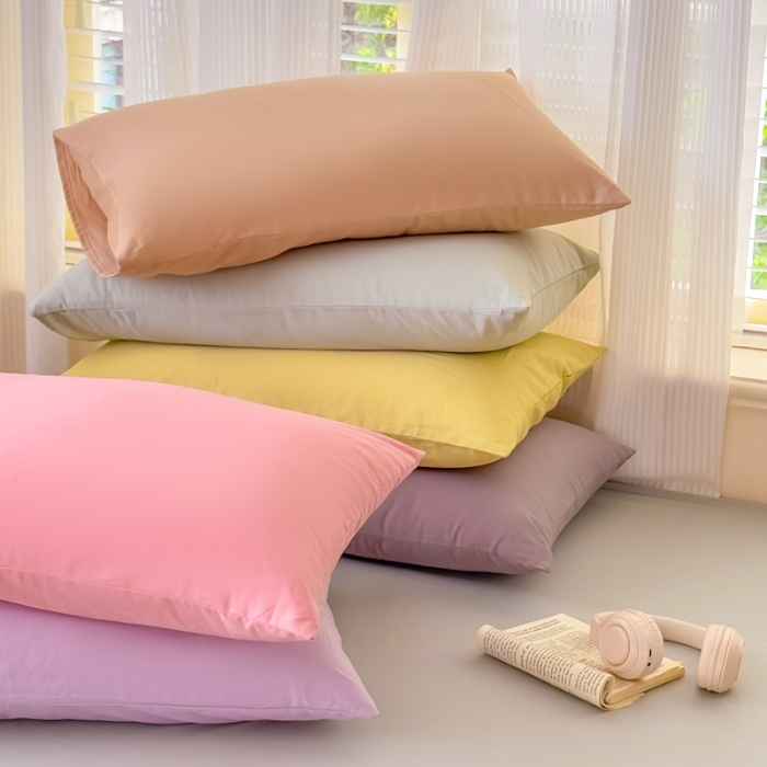 91家纺网 家纺一手货源 找家纺 （总）2025苏东来家纺新疆全棉长绒棉磨毛纯色枕套（一年四季不断货）十年不换款