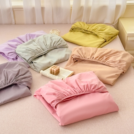 （总）2025苏东来家纺新疆全棉长绒棉磨毛纯色单床笠（一年四季不断货）十年不换款