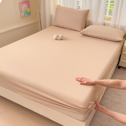 2025苏东来家纺新疆全棉长绒棉磨毛纯色单床笠（一年四季不断货）十年不换款 