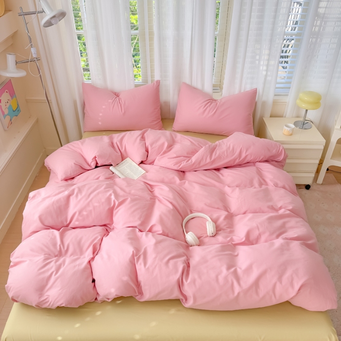 91家纺网 家纺一手货源 找家纺 2025苏东来家纺新疆全棉长绒棉100S磨毛纯色四件套（一年四季不断货）十年不换款