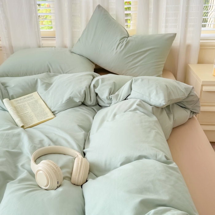 91家纺网 家纺一手货源 找家纺 2025苏东来家纺新疆全棉长绒棉100S磨毛纯色四件套（一年四季不断货）十年不换款