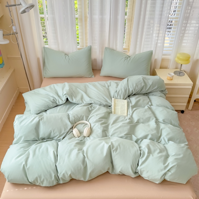 91家纺网 家纺一手货源 找家纺 2025苏东来家纺新疆全棉长绒棉100S磨毛纯色四件套（一年四季不断货）十年不换款