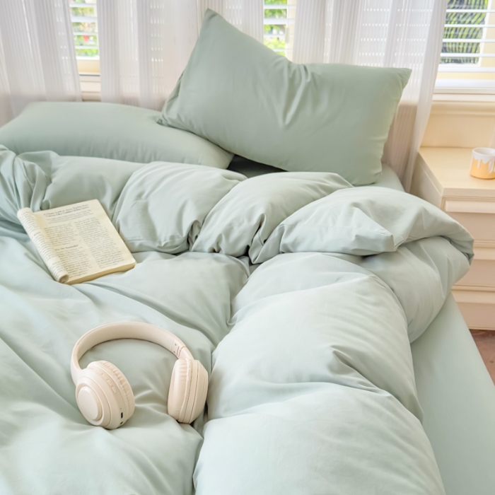 91家纺网 家纺一手货源 找家纺 2025苏东来家纺新疆全棉长绒棉120S磨毛纯色四件套（一年四季不断货）十年不换款 