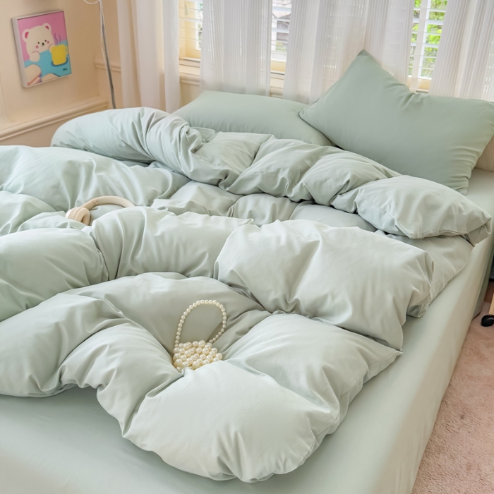 91家纺网 家纺一手货源 找家纺 2025苏东来家纺新疆全棉长绒棉120S磨毛纯色四件套（一年四季不断货）十年不换款 