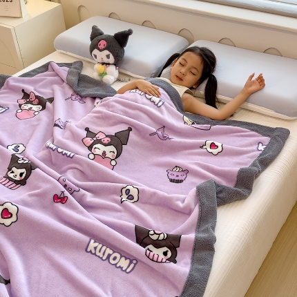 91家纺网 家纺一手货源 找家纺 （总）2025儿童毛毯双层加厚冬季北极绒小被子幼儿园午睡宝宝婴儿珊瑚绒学生毯子