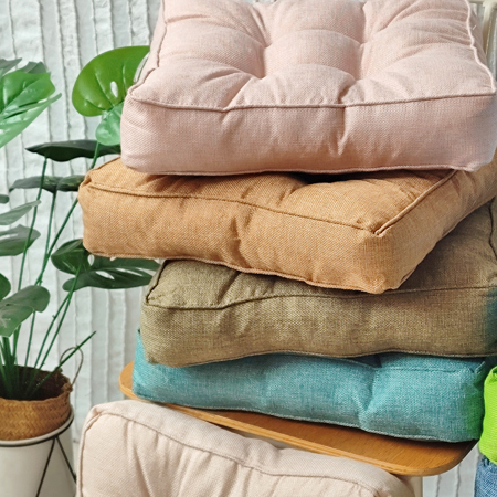 91家纺网 家纺一手货源 找家纺 （总）李帅家居 2025新款加厚立体亚麻坐垫椅子垫抱枕沙发靠垫跨境专供